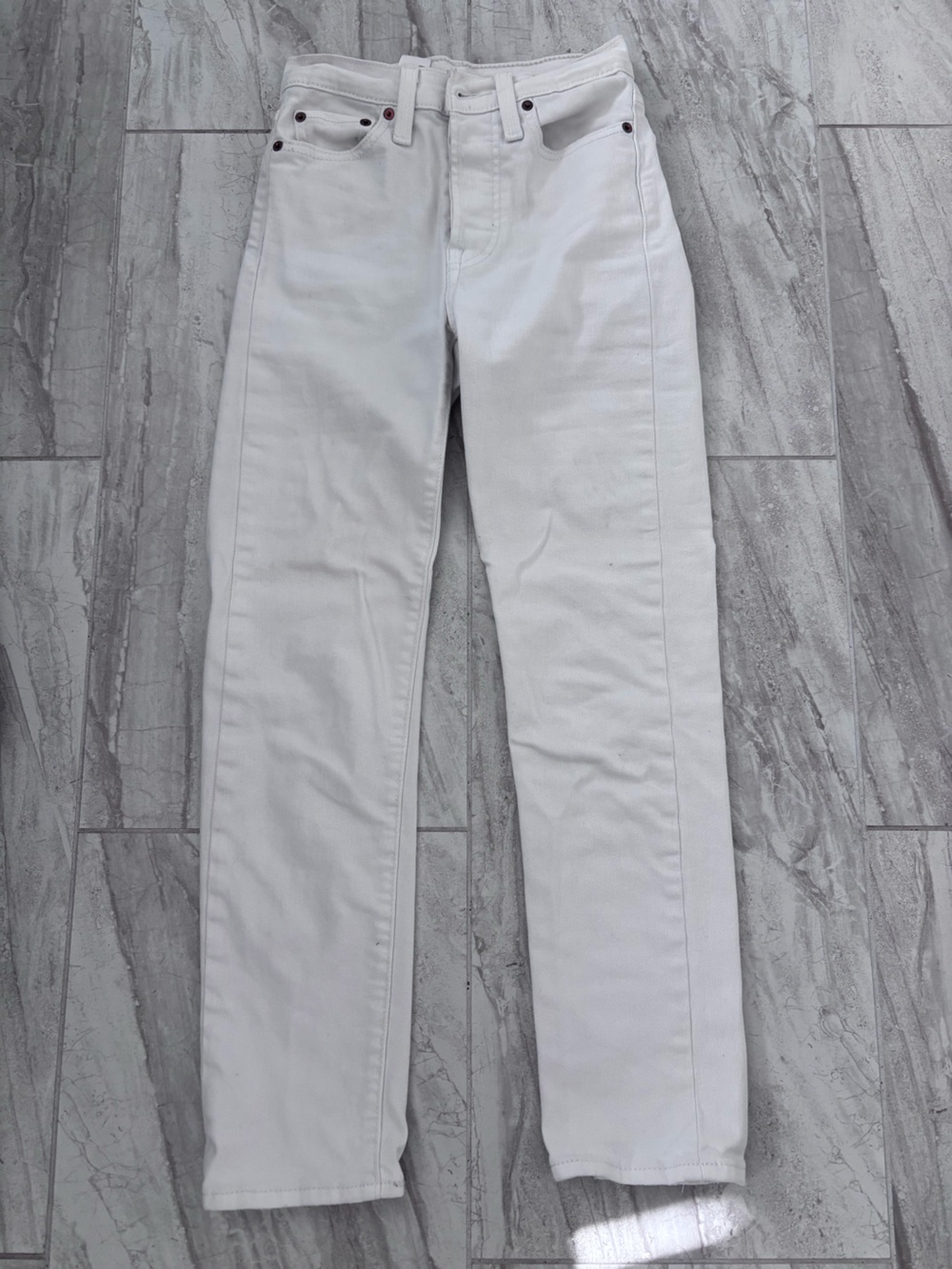 Levi's Women's Straight Leg Jeans in White